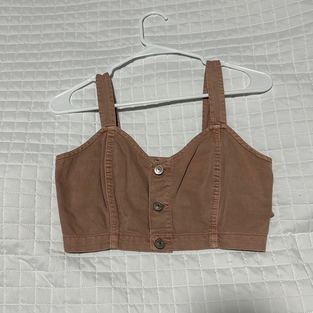 america eagle cropped corset